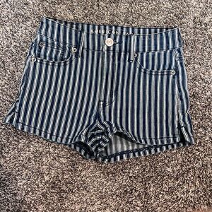 American Eagle Next Level striped shorts